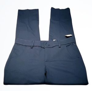 Christopher & Banks Turquoise Blue Mid Rise Tapered Fit Skinny Dress Pants NWT